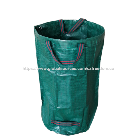 120-500L Large Capacity Garden Bag Reusable Leaf Sack Trash Can Foldable Garden Garbage Waste Collection Container Storage Bag