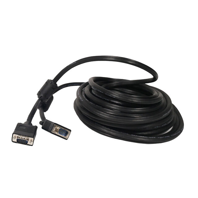 كابل VGA إلى VGA نقل سريع ومستقر موصل ذكر إلى ذكر مطلي بالفضة أسود 1080P للكمبيوتر متعدد الوسائط for sale at factory direct price