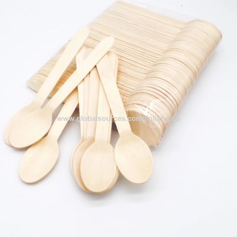 Buy Wholesale China Disposable Birch Wooden Cutlery -fsc Spoon & Wooden ...