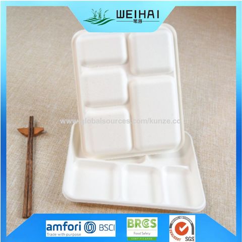 Buy Wholesale China Disposable Biodegradable Food Containers Sugarcane ...