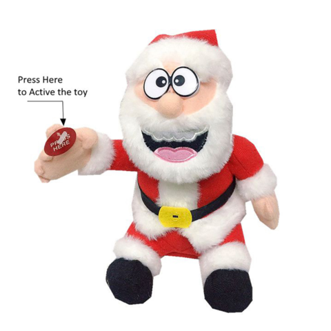 farting santa plush