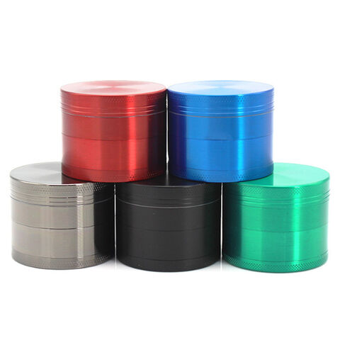 Smoking Accessories Grinders Rainbow-Color 4 Pieces Zinc Alloy Tobacco  Spice Herbal Grinders Metal Herb Grinder - China Herbal Grinder, Metal  Grinder