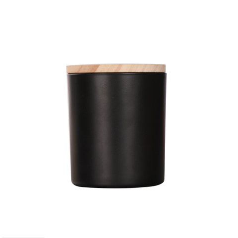 Buy Wholesale China Empty Black Candle Jar 300ml 10oz 350ml Round Glass ...