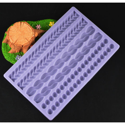 Cake Decorating Tool TUKE Fish Bone Chocolate Mold – Silicone Embossing ...