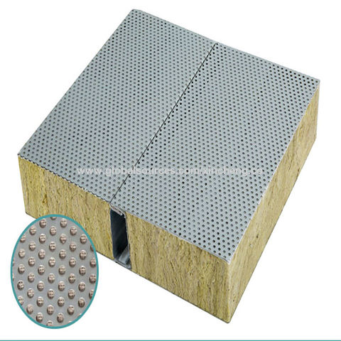 achetez-en-gros-panneau-sandwich-perfor-en-laine-de-roche-acoustique-d