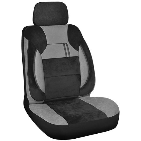 Comprar Funda de asiento de coche negra Universal, funda de asiento de coche  de cuero PU transpirable, cojín