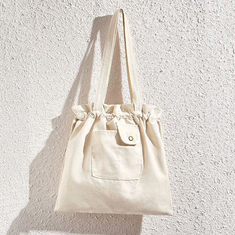 Tote Fashion Simple Casual Canvas Handbag Large Capacity Foldable Shoulder  Bag