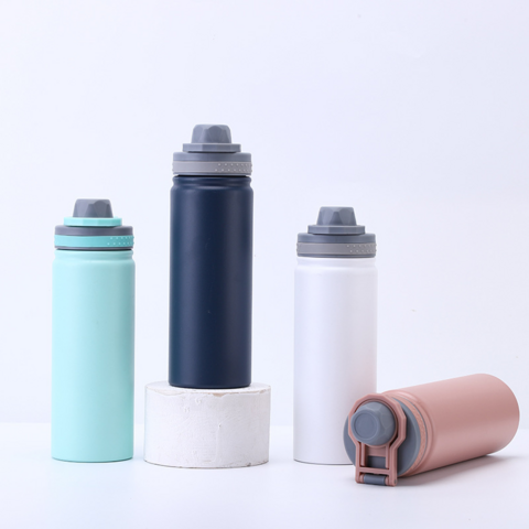 Buy Wholesale China Stainless Steel Double Wall Straight Water Bottle ...