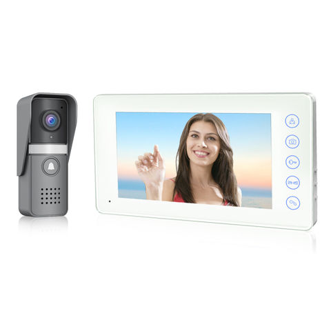 Interphone vidéo sans fil 7 pouces sans fil avec caméra - Chine Téléphone  vidéo de porte, interphone vidéo