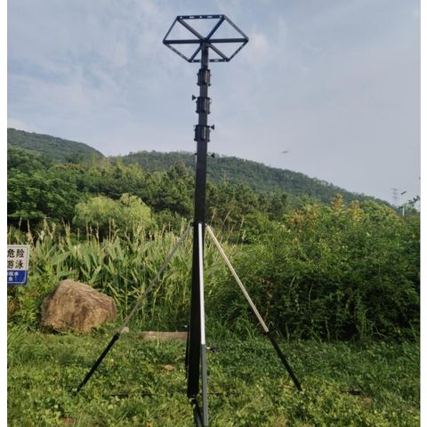 Buy Wholesale China New Design 6m Light Weight Mast Hand Push Up Steel ...
