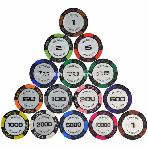 Buy Wholesale China Casino Poker Chip Set 14g Colors Clay Poker Chip ...