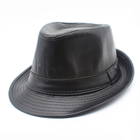 Buy Wholesale China Wholesale New All-match Pu Gentleman Hat Spring And