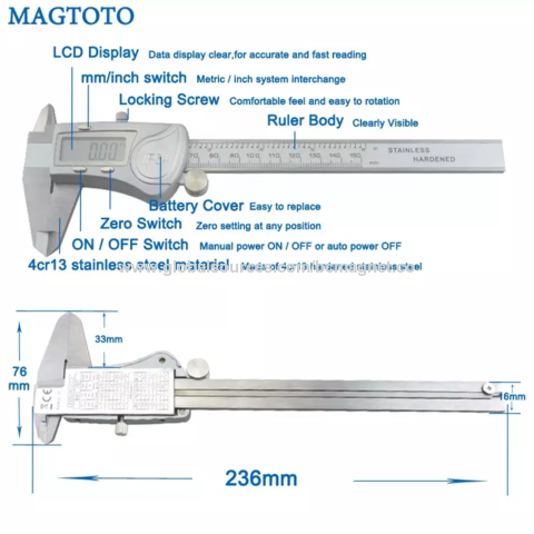 Buy Wholesale China Ip54 Waterproof Electronic Digital Vernier Caliper ...