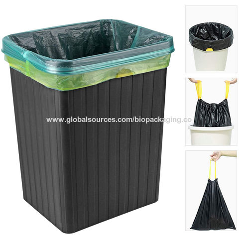 Rouleau de 100 sacs-poubelle compostables 5L, pour déchets alimentaires -  EN 13432, 5 litres
