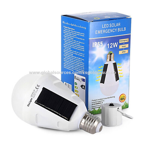 Wasserdichte IP65 12W Solar LED Notfalllampe vom Hersteller für Stromausfälle, Wandern, Camping, Heimgebrauch for sale at factory direct price