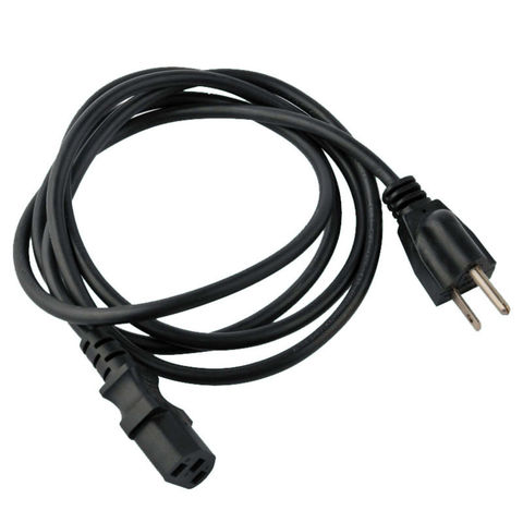 Venta al por mayor de cable de alimentación IEC C13 a enchufe estándar americano universal, seguro, estable y eficiente para suministro eléctrico. for sale at factory direct price