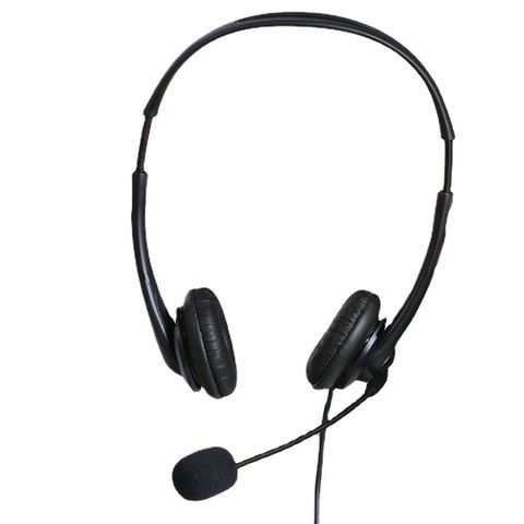 Auscultadores Profissionais com Som Surround para Computador, Com Fios, Ajustáveis, Portáteis, com Cancelamento Ativo de Ruído para Aviação