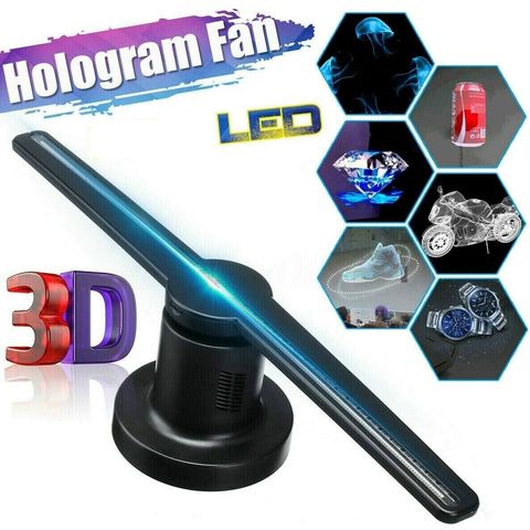 Projecteur 3D Hologramme Fan Wifi, Projecteur Holographique Hd 20