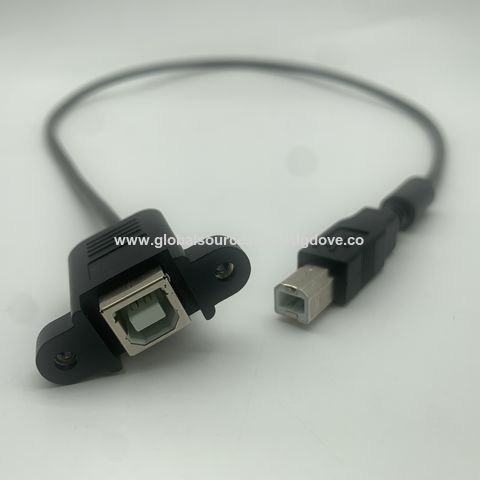 Buy Wholesale China Panel-mount Usb 2.0 Type-b Female To Usb 2.0 Type B ...