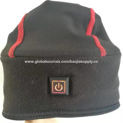 Gorro calefactable eléctrico para deportes al aire libre con cordón ajustable for sale at factory direct price