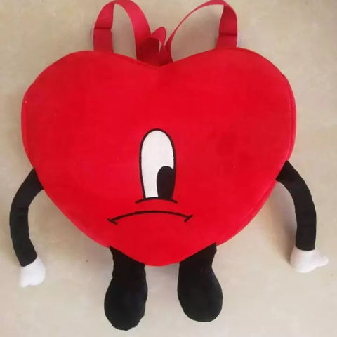 Buy Wholesale China Red Heart Plush Bag Factory Oem Plush Bags Unique ...