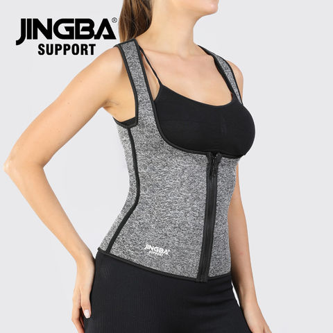 Jingba Support 3380a Women Sauna Sweat Body Shapewear Jacket
