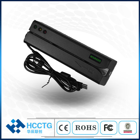 Le MSR Machine portable USB lecteur graveur de carte à bande magnétique  MSR605 - Chine Lecteur de carte de la machine MSR, écrivain