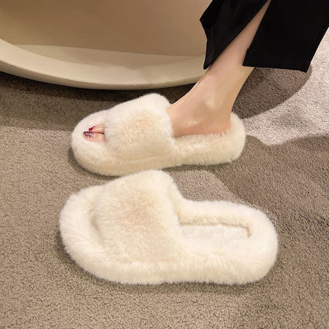 Designer fur slides online wholesale