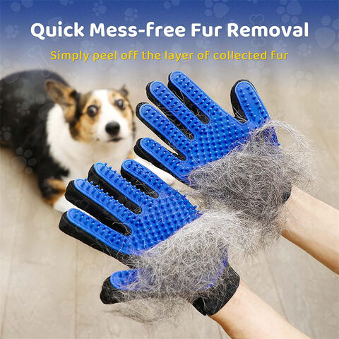 Silicone pet brush Glove Deshedding Gentle Efficient Pet Grooming Dogs Bath Pet  cleaning Supplies Pet Dog – plentifultravel