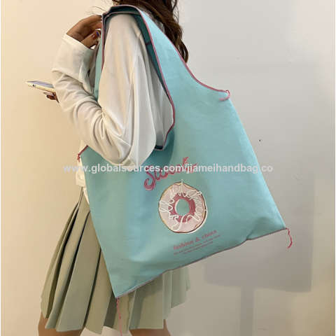Reusable Shopping Bags, Grocery Bags, Long Cotton Handles, Large,  High-Quality, Machine Washable 100% Cotton Tote Bags, Cloth Bags with Shoulder  Strap - China Tote Bag and Canvas Shoulder Bag price
