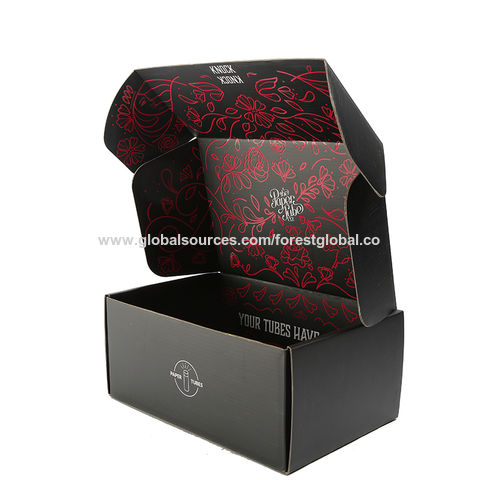 Buy Wholesale China Luxury Custom Logo Cardboard Shoe Box Matte Black ...