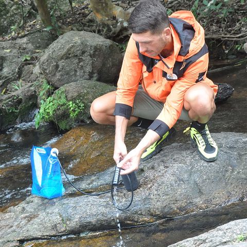 Filtro personal de agua paja para camping al aire libre, senderismo  supervivencia beber - China Purificador de agua para exteriores y filtro de  agua de paja precio