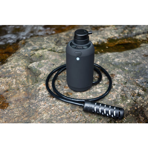 Gourde Filtrante Pliable 2000L - Filtre à Eau Portable Pour Randonnée, Camping, Survie - Ultra Légère (70g)
