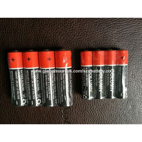 Standard Battery: Size AA, Alkaline