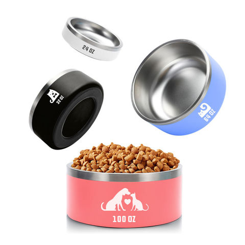 Wholesale Stainless Steel Dog Bowls 24oz