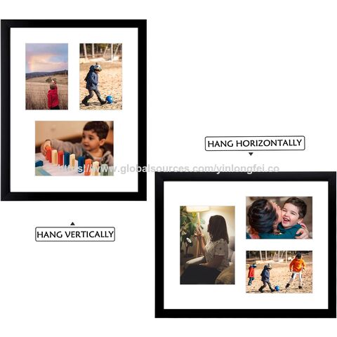 Cadre Photo Collage Noir avec Passe-Partout for sale at factory direct price