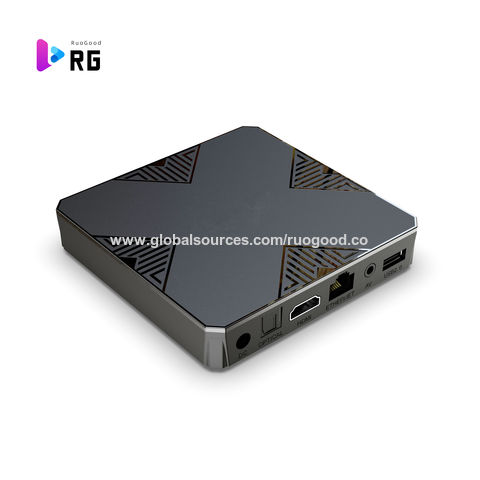 Compre Nueva Caja De Tv X98h 4gb 32gb Android Tv Box 12,0 Smart Tv Box H618  2,4g/5ghz Wifi 6 4k Hd In /out 4gb 32gb X98h y Android Tv Box de China