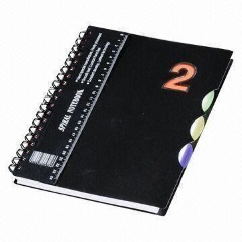 Couverture de dossier Cahier d'affaires Avec Calculatrice Bloc-notes Bureau