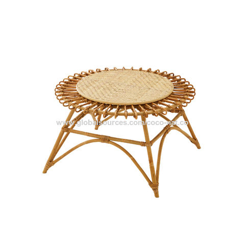 Buy Wholesale Vietnam Manufacturing Mid Century Wicker Rattan Round ...