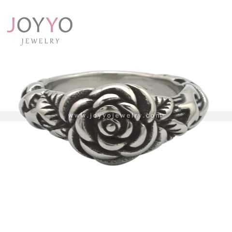 Elegant Women's Rose Ring with Exceptional Craftsmanship