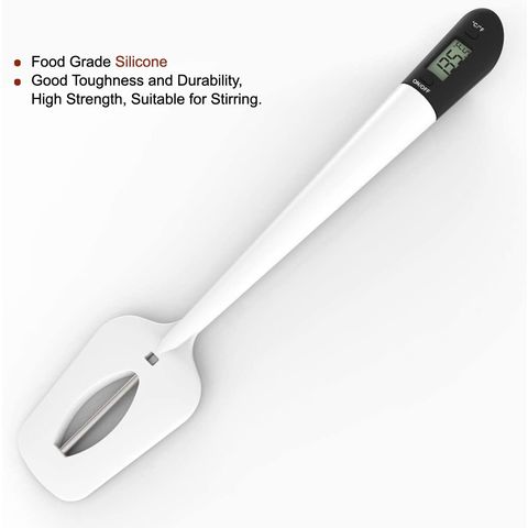 Digital Spatula Cooking Thermometer Silicone Stirrer Food Kitchen Baking  Tool 