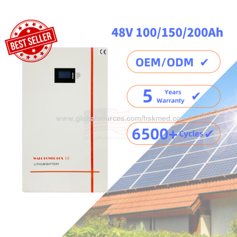 Buy Wholesale China 5 Years Warranty Powerwall Lifepo4 48v 100ah 200ah ...