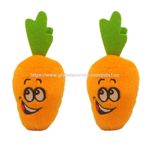 Articles de Légumes Verts Mini Peluche Carotte en Peluche avec Haricots for sale at factory direct price