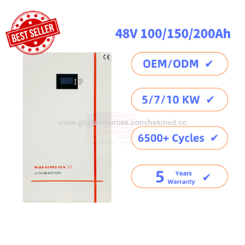 Buy Wholesale China 48v Lithium Ion Battery 5kwh 7kwh 10kwh 48v 50ah ...