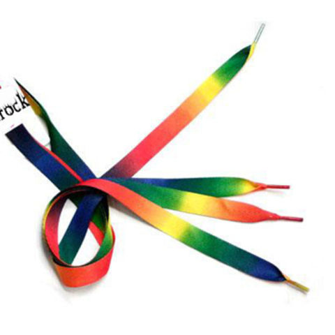 multi coloured shoe laces