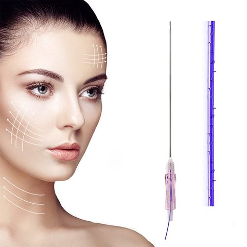 Buy Wholesale China Cog 18g Barbs Rose Facial Tensor Thread Lift Face ...