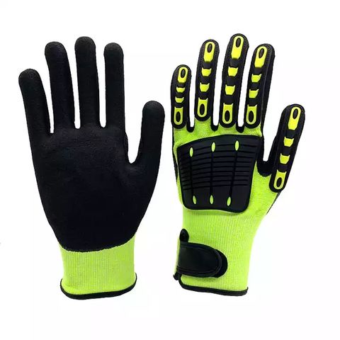 Buy Wholesale China 13gauge Knitted Level 5 Cut Safety Gloves Tpr High ...