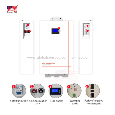 Buy Wholesale China 48v Lithium Ion Battery 5kwh 7kwh 10kwh 48v 50ah ...