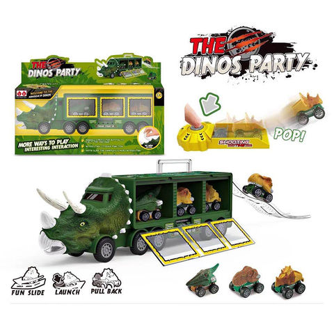 Jouets de Camion de Dinosaure pour Enfants de 2 à 5 Ans, Camion de  Transport de