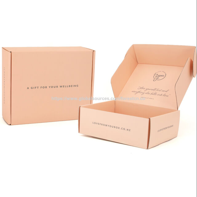 Customized Colored Corrugated Paper Shipping Mailer Boxes With Custom ...